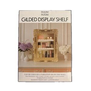 Gilded Display Shelf Five Below TikTok Viral Gold Brand New Room2Room